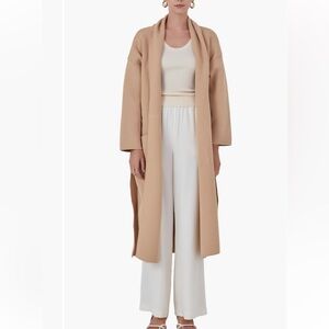 Endless Rose Tie Belt Cardigan Coat